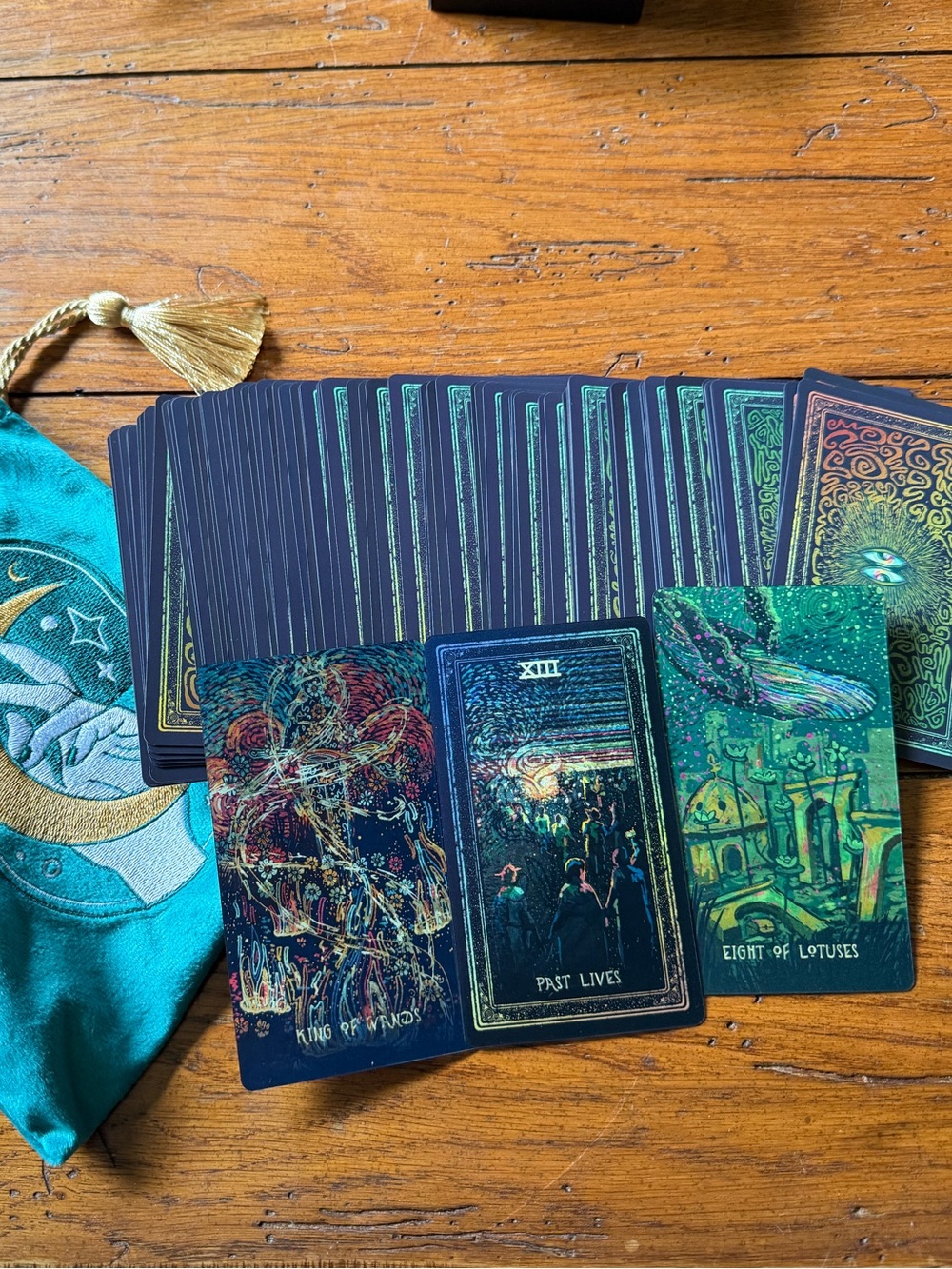 Mirra Visions Lenticular Tarot and oracle deck with bag